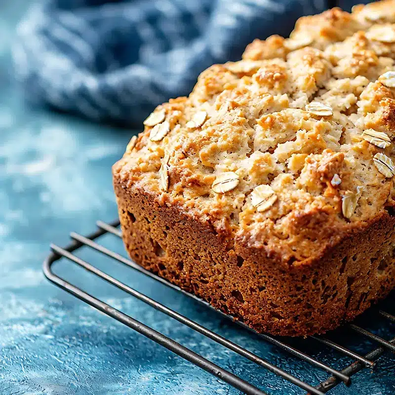 商品開発力をイメージさせるオートミールパウンドケーキ