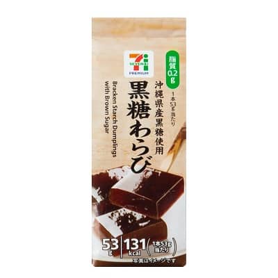 セブンイレブンの黒糖わらび