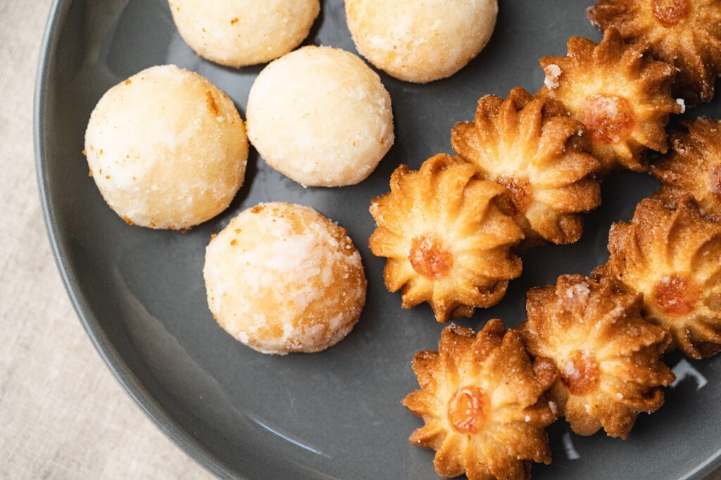 食感の異なる2種類のグルテンフリークッキー