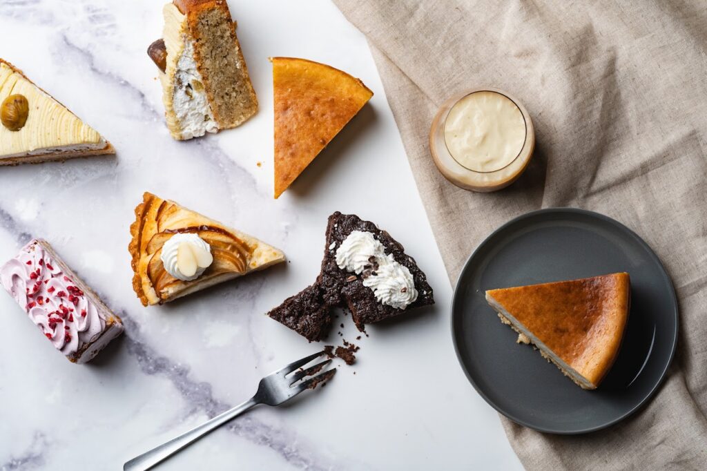 グルテンを使わずに作られたケーキ