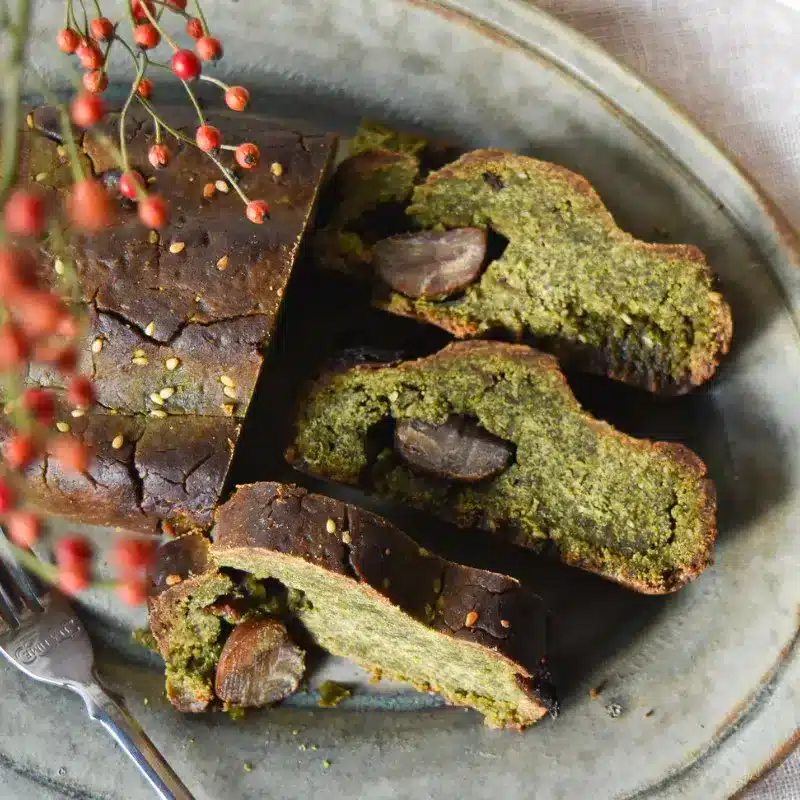 ノンシュガー！グルテンフリー&ヴィーガン シュトーレン 栗抹茶