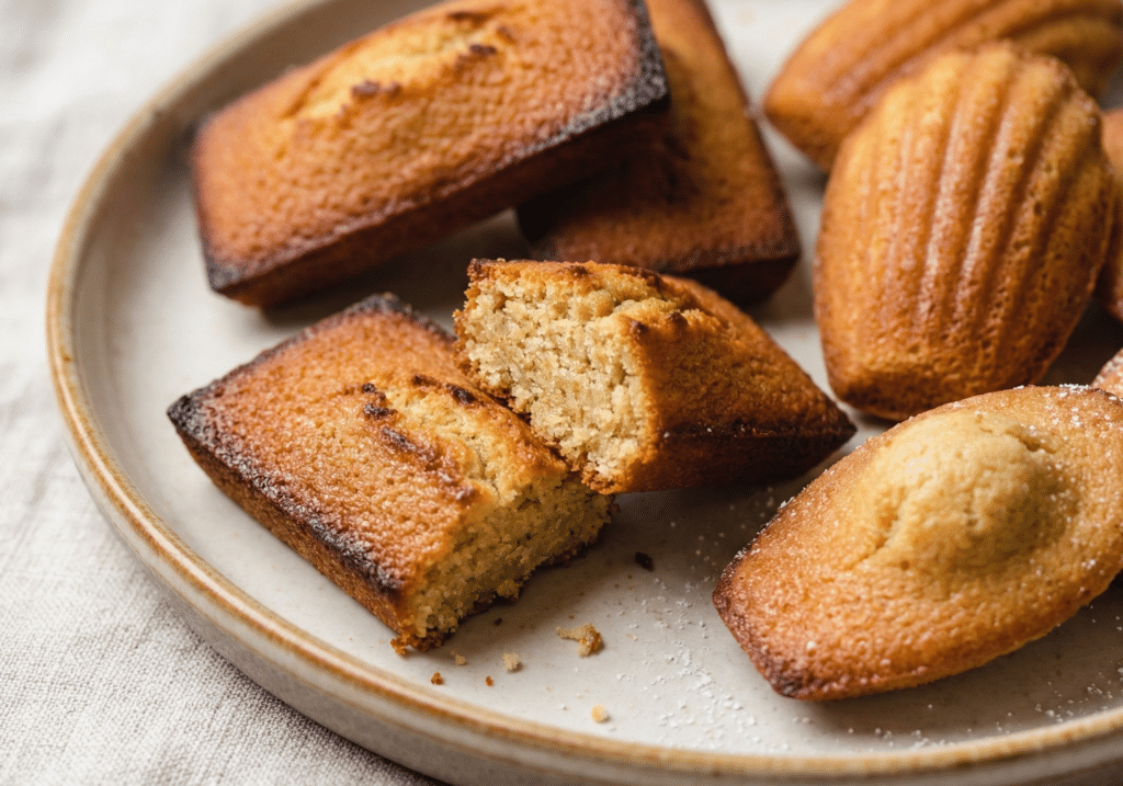 ヴィーガン仕様のフィナンシェとマドレーヌ