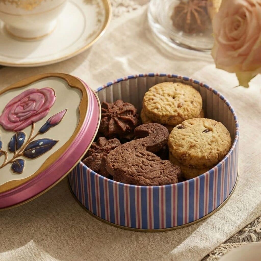 チョコクッキー缶の中身