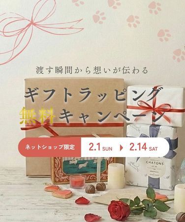 ギフトラッピング無料 キャンペーン